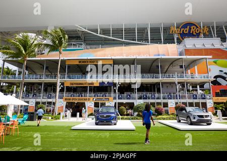 Miami Gardens, Florida, Stati Uniti. 1st aprile 2023. 2023 Miami Open powered by Itau, a piedi. Foto Stock