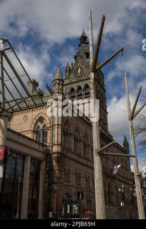 Attrazioni di Chester City, Cheshire, Inghilterra nord-occidentale Foto Stock