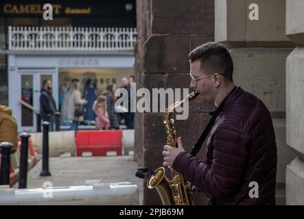 Attrazioni di Chester City, Cheshire, Inghilterra nord-occidentale Foto Stock