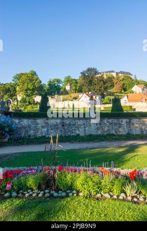 Blankenburg: Schloss Blankenburg Castello, parco Schlosspark a Harz, Sachsen-Anhalt, Sassonia-Anhalt, Germania Foto Stock