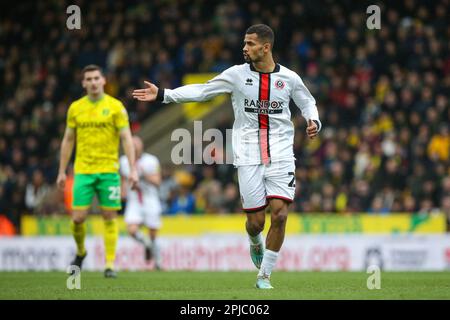 Norwich, Regno Unito. 01st Apr, 2023. Iliman Ndiaye #29 di Sheffield United durante la partita del Campionato Sky Bet Norwich City vs Sheffield United a Carrow Road, Norwich, Regno Unito, 1st aprile 2023 (Foto di Arron Gent/News Images) a Norwich, Regno Unito il 4/1/2023. (Foto di Arron Gent/News Images/Sipa USA) Credit: Sipa USA/Alamy Live News Foto Stock