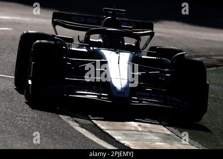 Melbourne, Australia. 02nd Apr, 2023. Nyck de Vries (NLD) AlphaTauri AT04. Gran Premio d'Australia, domenica 2nd aprile 2023. Albert Park, Melbourne, Australia. Credit: James Moy/Alamy Live News Foto Stock