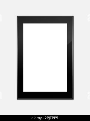 Poster Frame Mockup su sfondo parete Foto Stock