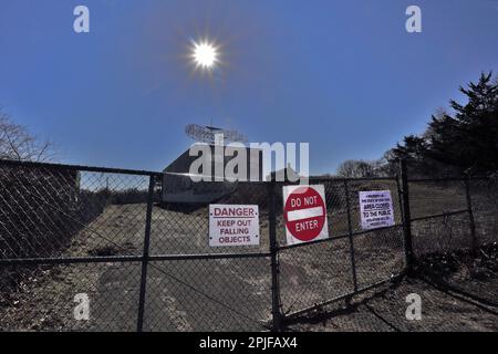Camp Hero state Park, Montauk, Long Island, NY Foto Stock
