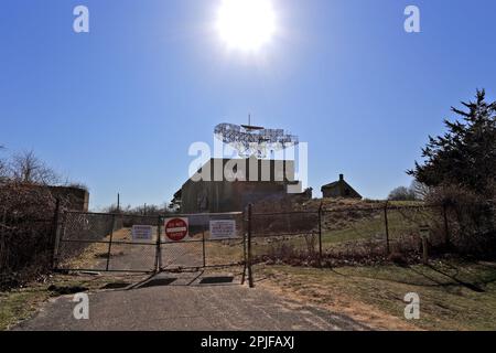 Camp Hero state Park, Montauk, Long Island, NY Foto Stock