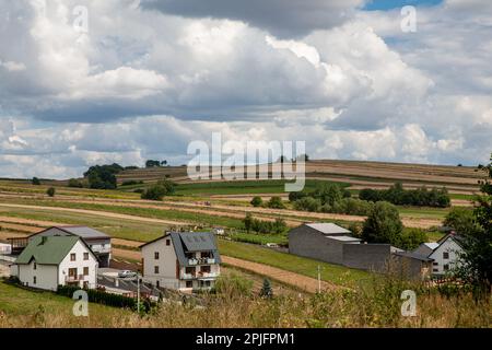 Campagna villaggio rurale paesaggio natura paesaggio Foto Stock