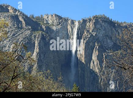 Ribbon Fall - Yosemite National Park, california Foto Stock