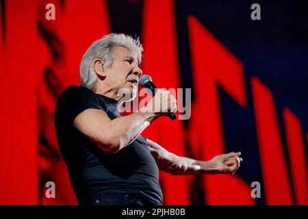 Italia 31 Marzo 2023 Roger Waters - Tour di addio non è una trivella - live at Mediolanum Forum Assago Milano © Andrea Ripamonti / Alamy Foto Stock