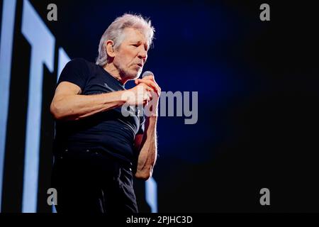 Italia 31 Marzo 2023 Roger Waters - Tour di addio non è una trivella - live at Mediolanum Forum Assago Milano © Andrea Ripamonti / Alamy Foto Stock