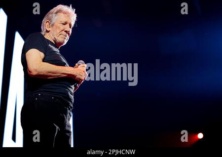 Italia 31 Marzo 2023 Roger Waters - Tour di addio non è una trivella - live at Mediolanum Forum Assago Milano © Andrea Ripamonti / Alamy Foto Stock