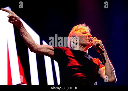 Italia 31 Marzo 2023 Roger Waters - Tour di addio non è una trivella - live at Mediolanum Forum Assago Milano © Andrea Ripamonti / Alamy Foto Stock