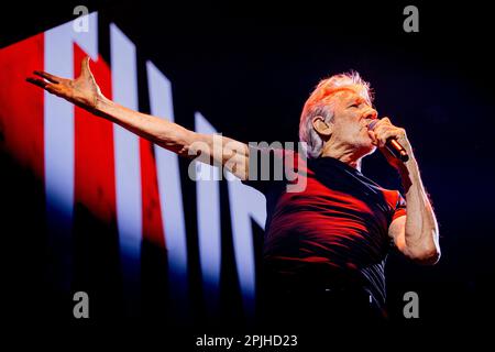 Italia 31 Marzo 2023 Roger Waters - Tour di addio non è una trivella - live at Mediolanum Forum Assago Milano © Andrea Ripamonti / Alamy Foto Stock