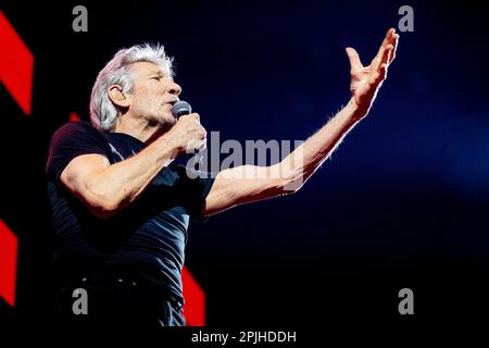 Italia 31 Marzo 2023 Roger Waters - Tour di addio non è una trivella - live at Mediolanum Forum Assago Milano © Andrea Ripamonti / Alamy Foto Stock