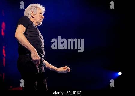 Italia 31 Marzo 2023 Roger Waters - Tour di addio non è una trivella - live at Mediolanum Forum Assago Milano © Andrea Ripamonti / Alamy Foto Stock