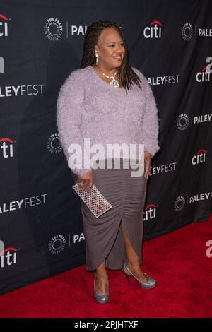 2 aprile 2023, Los Angeles, California, USA: CHANDRA WILSON di Grey's Anatomy partecipa al PaleyFest 2023 al Dolby Theatre di Hollywood, California (Credit Image: © Charlie Steffens/ZUMA Press Wire) SOLO PER USO EDITORIALE! Non per USO commerciale! Foto Stock