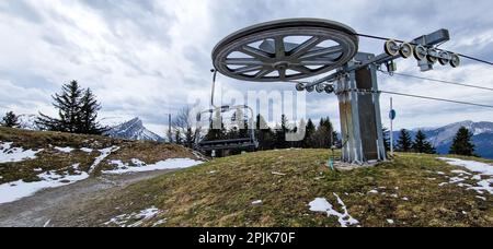 Seggiovia la scia, Saint-Pierre de Chartreuse, Isere, REGIONE AURA, Francia Foto Stock