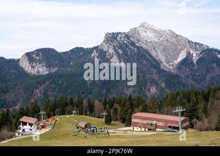 Seggiovia di la scia, Saint-Pierre de Chartreuse, Isere, AURA Regione, Francia Foto Stock