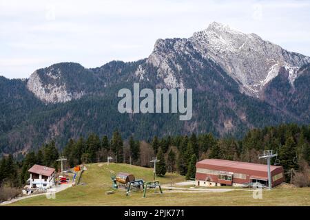 Seggiovia di la scia, Saint-Pierre de Chartreuse, Isere, AURA Regione, Francia Foto Stock