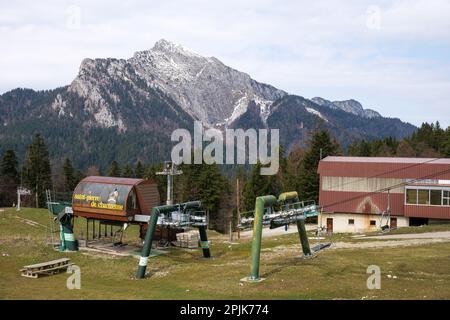 Seggiovia di la scia, Saint-Pierre de Chartreuse, Isere, AURA Regione, Francia Foto Stock