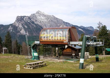 Seggiovia di la scia, Saint-Pierre de Chartreuse, Isere, AURA Regione, Francia Foto Stock