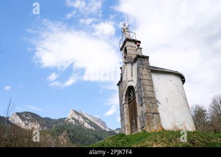 Cappella del Rosario, Saint-Pierre de Chartreuse, Isere, AURA Regione, Francia Foto Stock