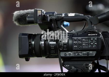 COLONIA - telecamera Sony durante la amichevole partita tra Germania e Belgio allo stadio RheinEnergie il 28 marzo 2023 a Colonia, Germania. AP | Dutch Height | BART STOUTJESDYK Foto Stock