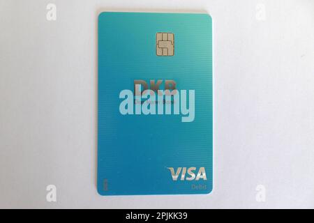 DKB / Visa / Debit / Debitkarte / carta di credito Foto Stock