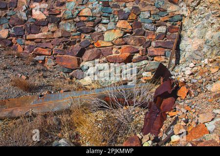 Brooklyn Mine Road, Old Dale Mining District, Mojave Desert, California Foto Stock