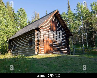 Montana, Glacier National Park. Granaio di Lubec (1926) Foto Stock