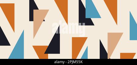 Stampa di illustrazioni astratte disegnate a mano. Coloratissimo motivo collage creativo. Arte contemporanea astratta Illustrazione Vettoriale