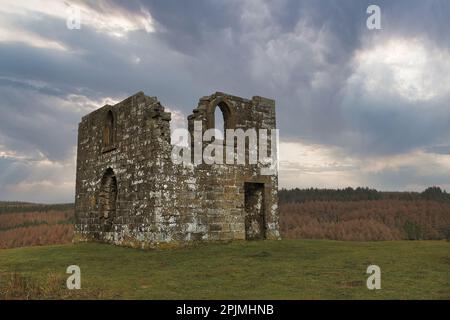 Skelton Tower sulla brughiera Foto Stock