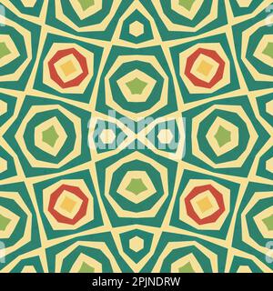 Motivo di sfondo senza cuciture con una varietà di linee multicolore. Foto Stock