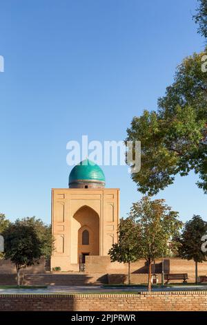 Vista sul Mausoleo di Bibi-Khanym, Samarcanda, Uzbekistan Foto Stock