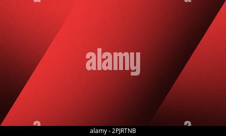 Astratto disegno geometrico rosso sfumatura grinosa sfondo, effetto texture rumore, banner rosso scuro nero Foto Stock