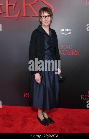 Susan Blommaert partecipa alla prima mondiale di "Dead Ringers" di prime Video al Metrograph il 03 aprile 2023 a New York City. Foto Stock