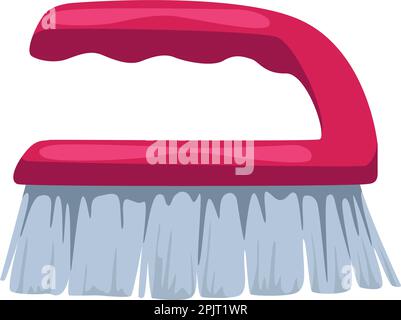 utensile per pulizia con spazzola Illustrazione Vettoriale