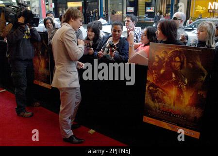 William Moseley la prima australiana delle Cronache del Principe Narnia Caspian al Teatro di Stato. Sydney, Australia. 25.05.08. Foto Stock