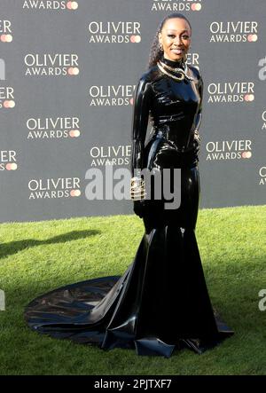 02 aprile 2023 - Londra, Inghilterra, Regno Unito - Beverley Knight partecipazione agli Olivier Awards 2023, Royal Albert Hall Foto Stock