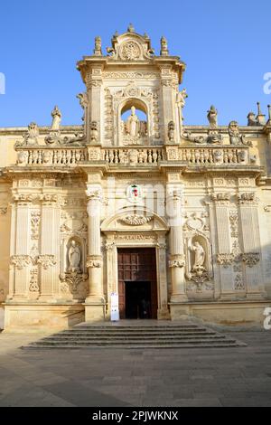 Cattedrale di Lecce, Duomo di Lecce; Cattedrale dell'Assunzione della Vergine, è la cattedrale della città di Lecce in Puglia, dedicata alla A Foto Stock