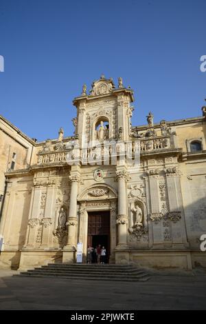 Cattedrale di Lecce, Duomo di Lecce; Cattedrale dell'Assunzione della Vergine, è la cattedrale della città di Lecce in Puglia, dedicata alla A Foto Stock