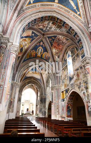 La basilica di Santa Caterina d'Alessandria, uno dei più famosi monumenti gotici della Puglia, è un edificio nel centro storico di Galatina, AP Foto Stock