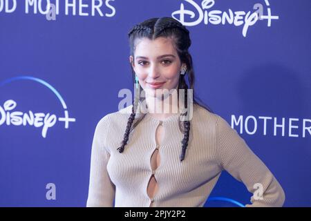 Roma, Italia. 04th Apr, 2023. L'attrice italiana Gaia Girace partecipa alla serie televisiva "The Good Mothers" allo Space Cinema moderno di Roma (Photo by Matteo Nardone/Pacific Press) Credit: Pacific Press Media Production Corp./Alamy Live News Foto Stock