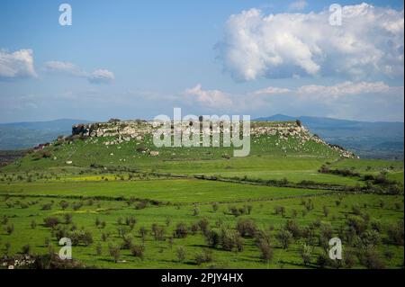 Valle dei vulcani. Logudoro meilogu. Bonorva. SS, Sardegna. Italia Foto Stock