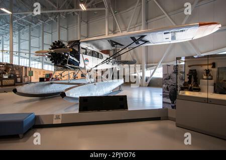 Fairchild 71C al Royal Aviation Museum of Western Canada a Winnipeg, Manitoba, Canada Foto Stock