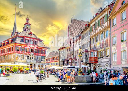 Stein am Rhein, Svizzera Foto Stock