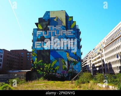 Gita della città nel cuore dell'Europa, Bruxelles, Belgio Foto Stock