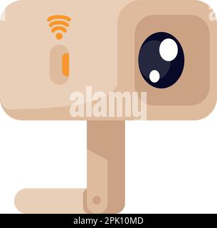 La protezione cctv telecamera Illustrazione Vettoriale