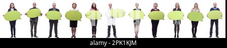 gruppo di persone di successo business con commenti Foto Stock