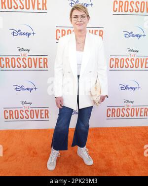 Erin o'Malley arriva alla Disney+ Original Series, la prima CROSSOVER che si tiene all'Hollywood Athletic Club di Los Angeles, CA martedì 4 aprile 2023. (Foto di Sthanlee B. Mirador/Sipa USA) Foto Stock