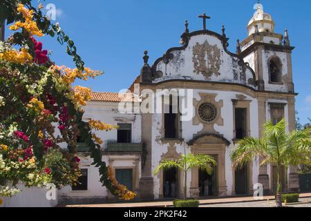 Basilica e Monastero di San Benedetto, Olinda, Pernambuco Stato, Brasile, Patrimonio Mondiale dell'UNESCO Foto Stock